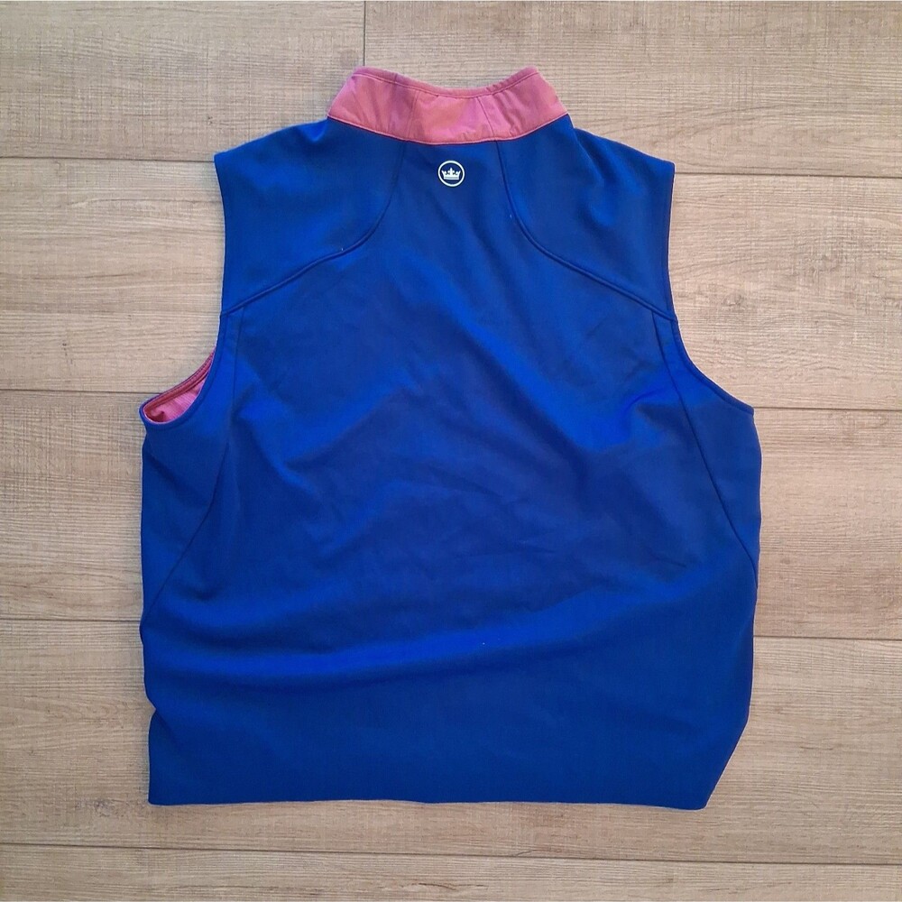 Peter Millar Cranberry Red/Blue Hyperlight Fuse Hybrid Vest - Men's XL MSRP $165 - Picture 7 of 8